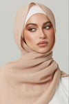Sleek Georgette Powder Pink Stole
